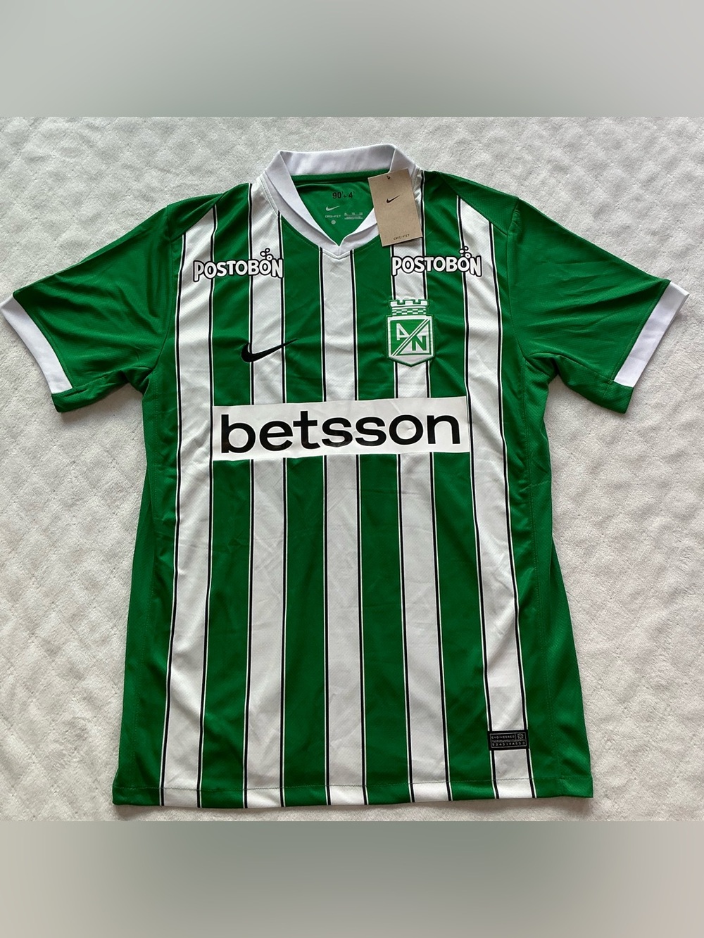 Atlético Nacional 2026 Matheus Uribe #8 Nike Soccer Jersey Size XL